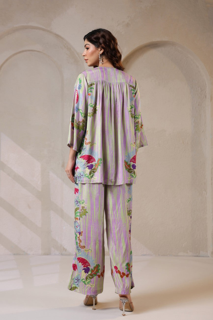 Lavender Garden Bloom Co-ord Set