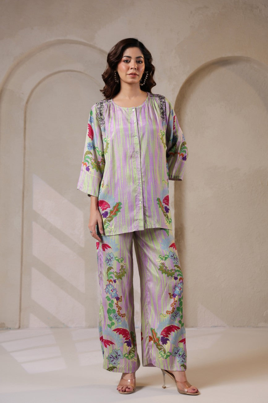 Lavender Garden Bloom Co-ord Set