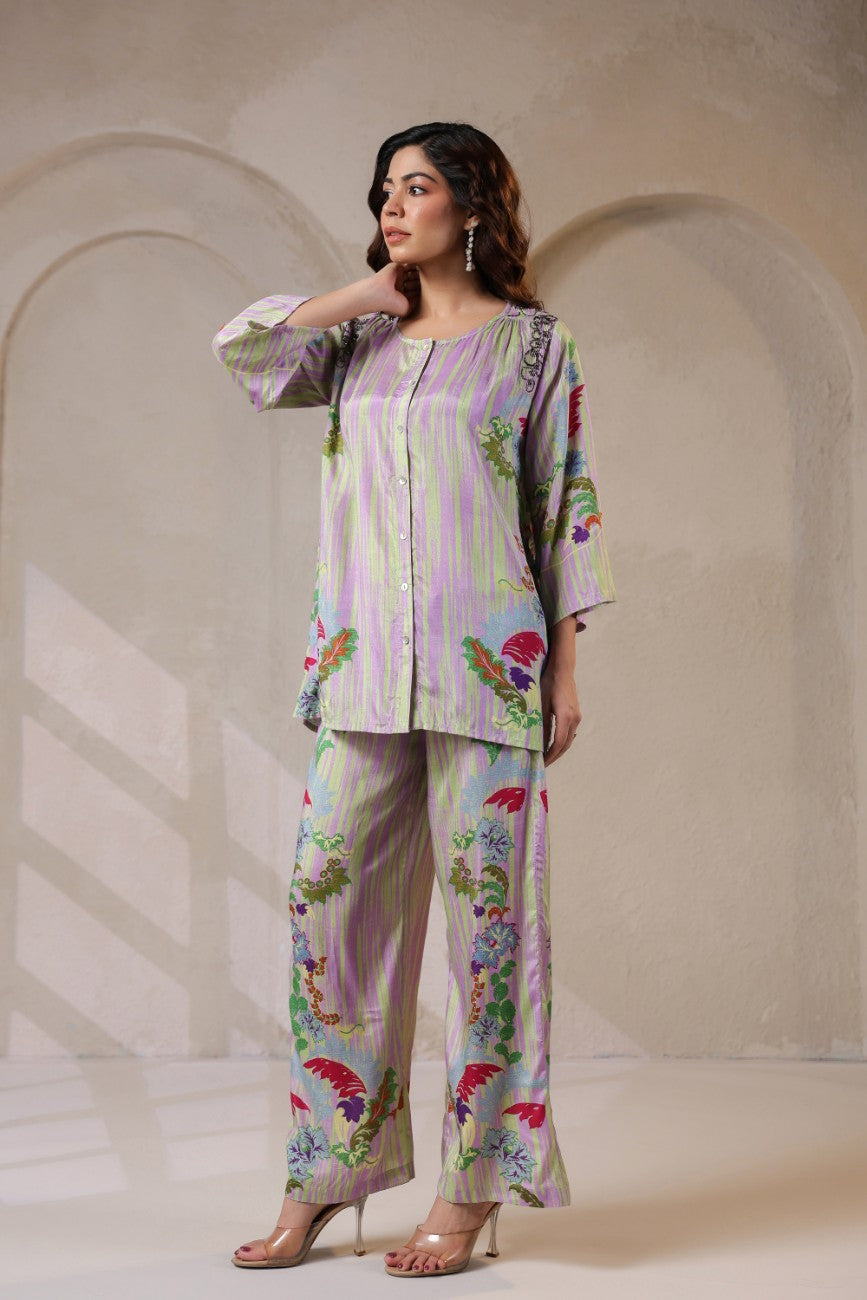 Lavender Garden Bloom Co-ord Set