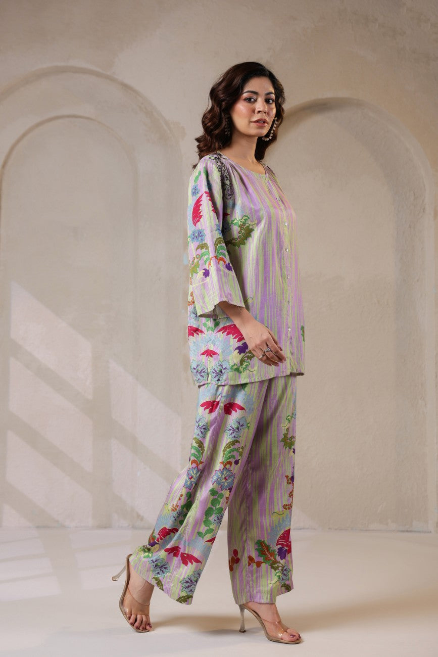 Lavender Garden Bloom Co-ord Set