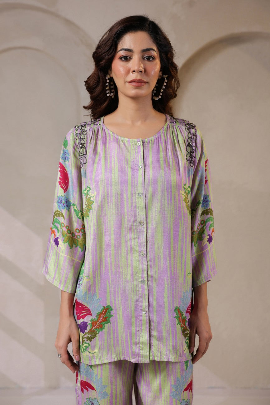 Lavender Garden Bloom Co-ord Set