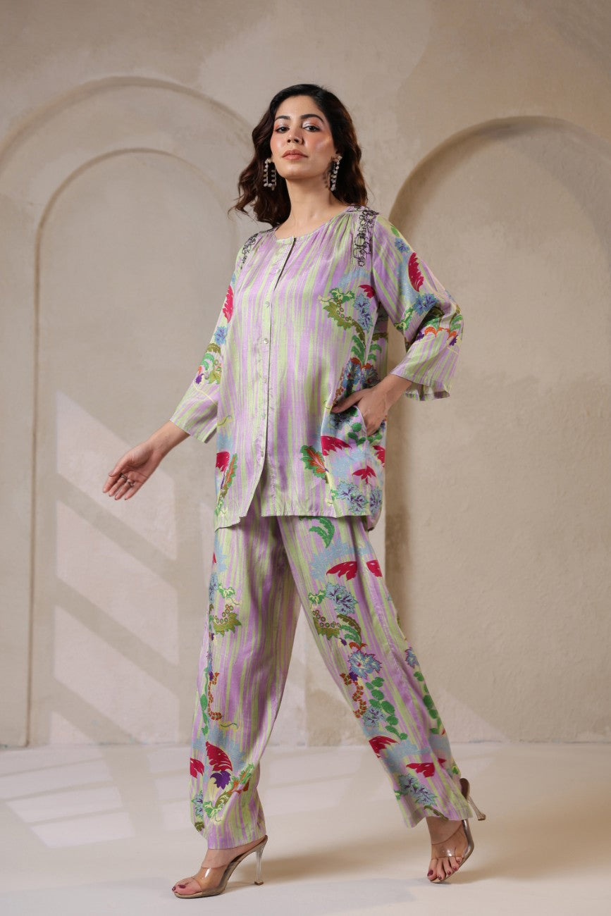 Lavender Garden Bloom Co-ord Set