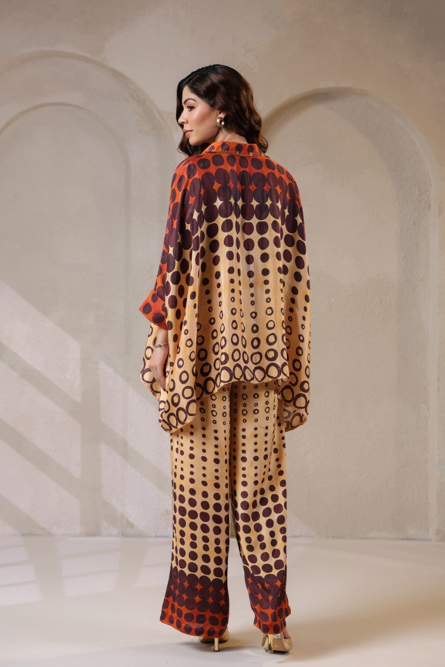 Amber Eclipse Printed Co-ord Set