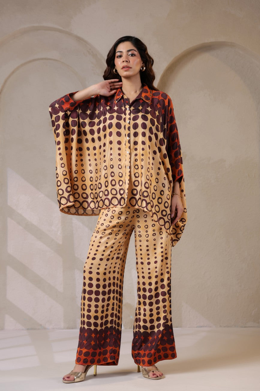 Amber Eclipse Printed Co-ord Set