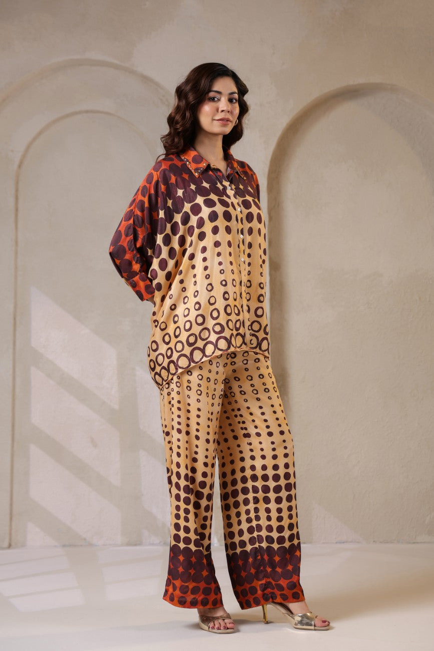 Amber Eclipse Printed Co-ord Set
