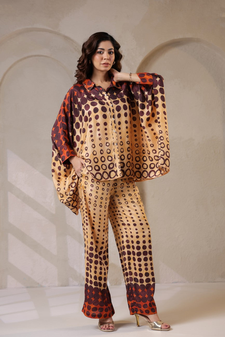 Amber Eclipse Printed Co-ord Set