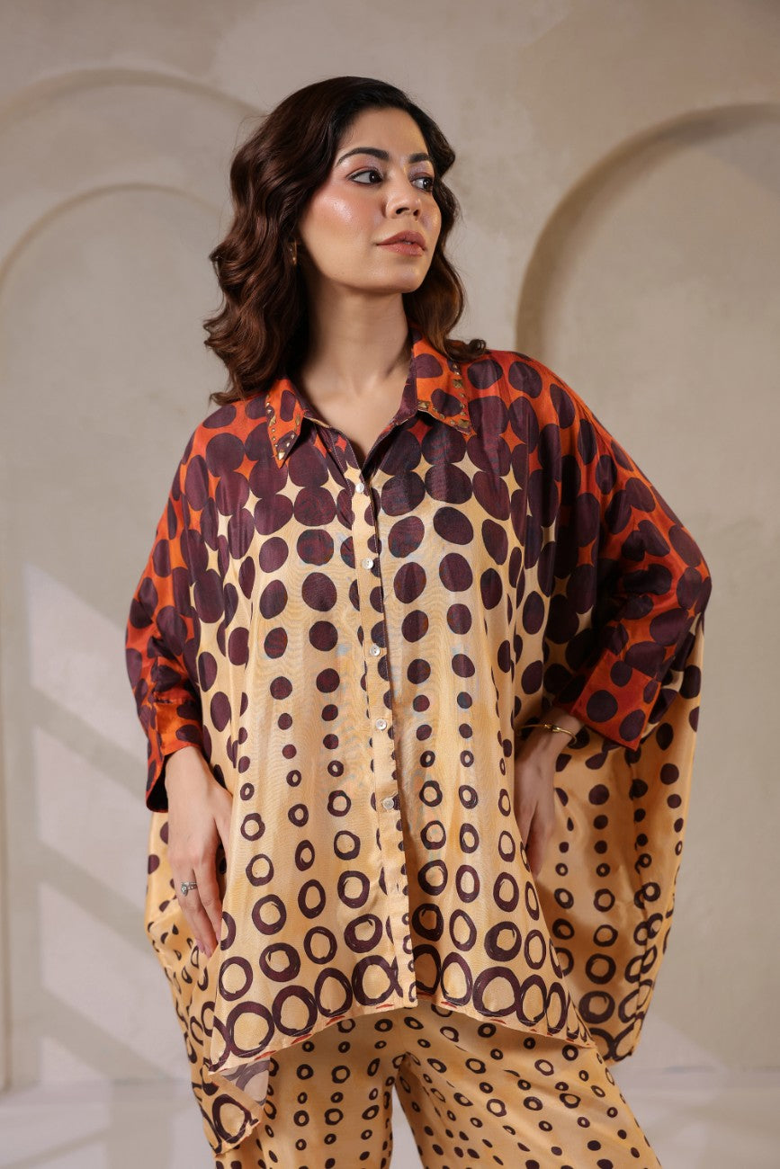 Amber Eclipse Printed Co-ord Set