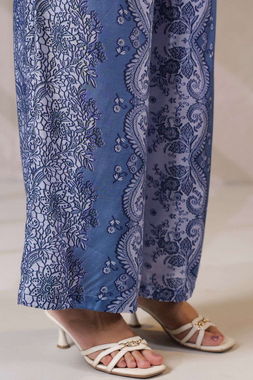 Blue Paisley Grace Co-ord Set