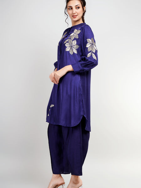 Designer Purple Co-Ord Set