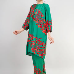 Printed Green Co-Ord Set