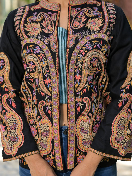 Black Handwork Jacket