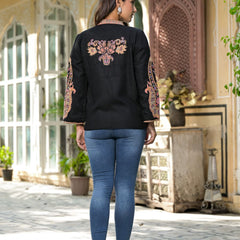 Black Handwork Jacket