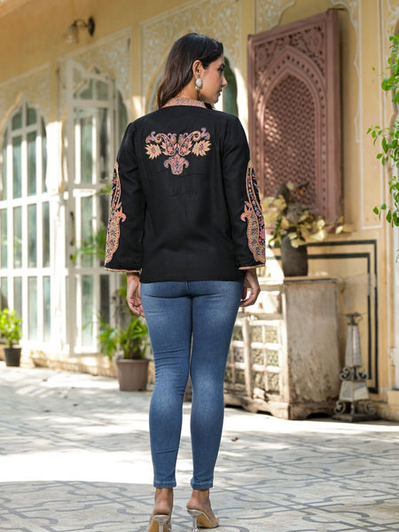 Black Handwork Jacket