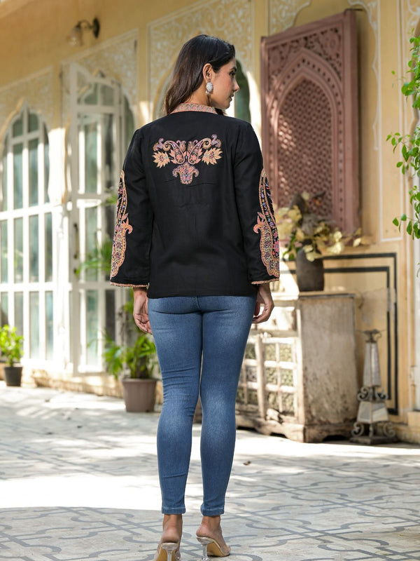 Black Handwork Jacket