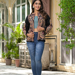Black Handwork Jacket