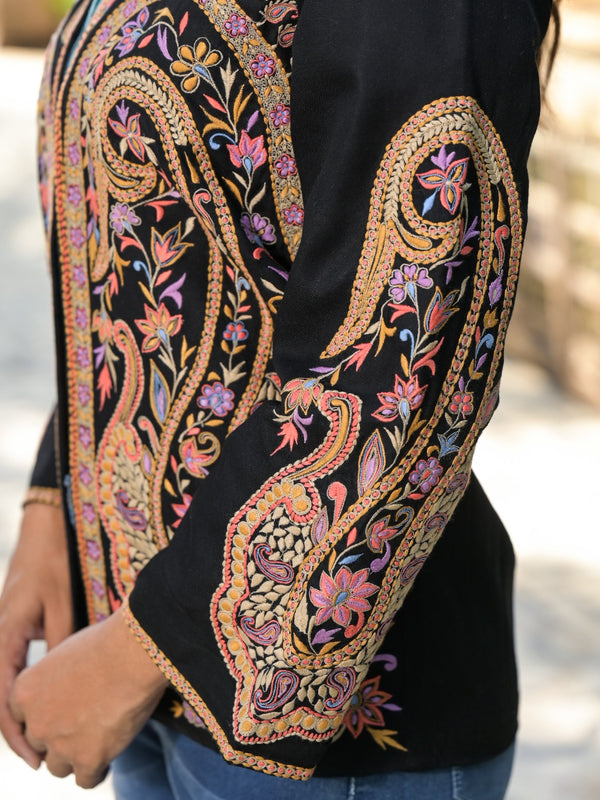 Black Handwork Jacket