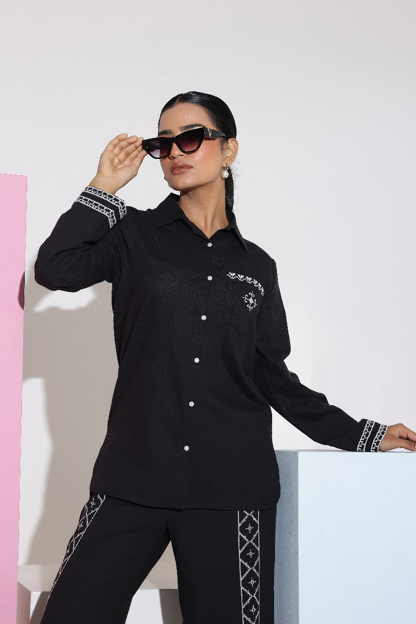 black co ord sets 