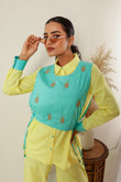 Butter Yellow Vest Co-ord Set