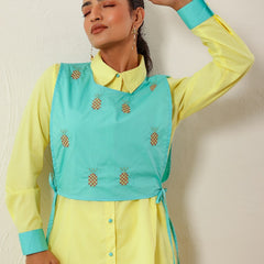 Butter Yellow Vest Co-ord Set
