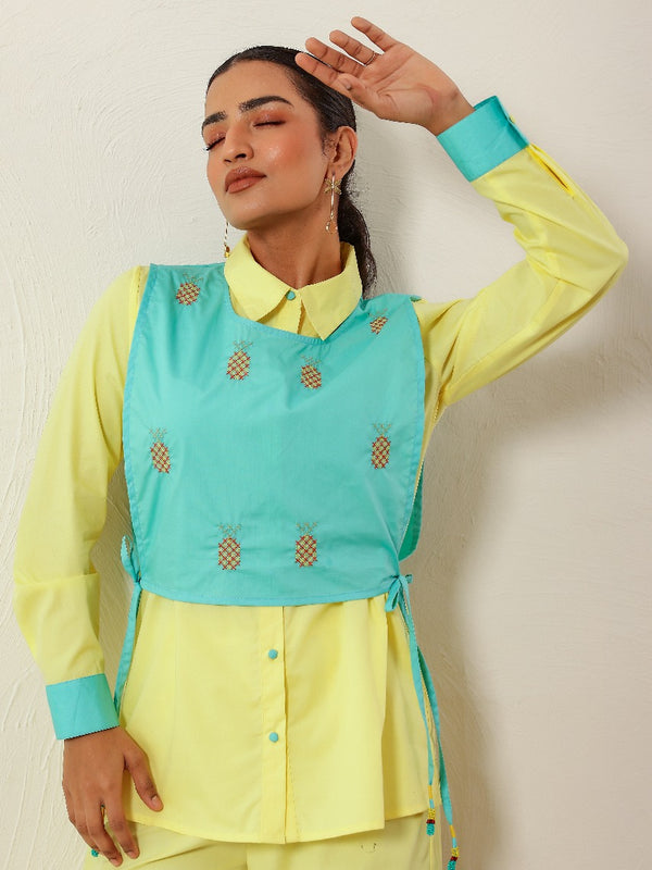 Butter Yellow Vest Co-ord Set