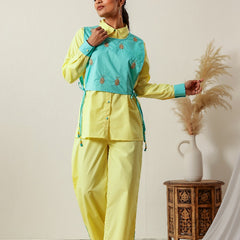 Butter Yellow Vest Co-ord Set
