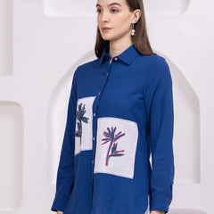 blue shirt for women 