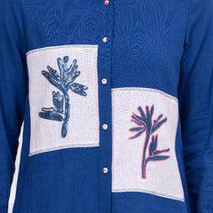 blue shirt for women 