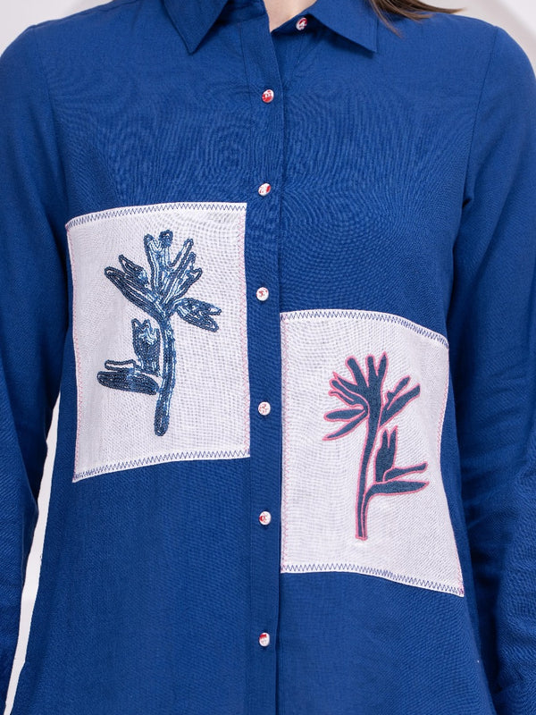 blue shirt for women 