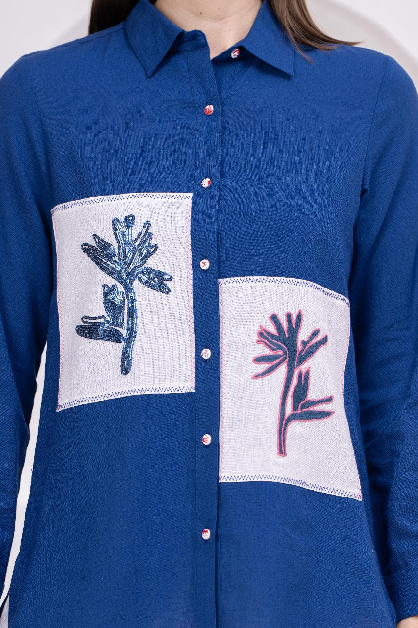 blue shirt for women 