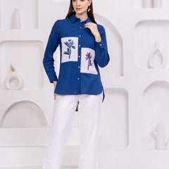 blue shirt for women 