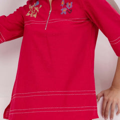 Red co ord set for women 