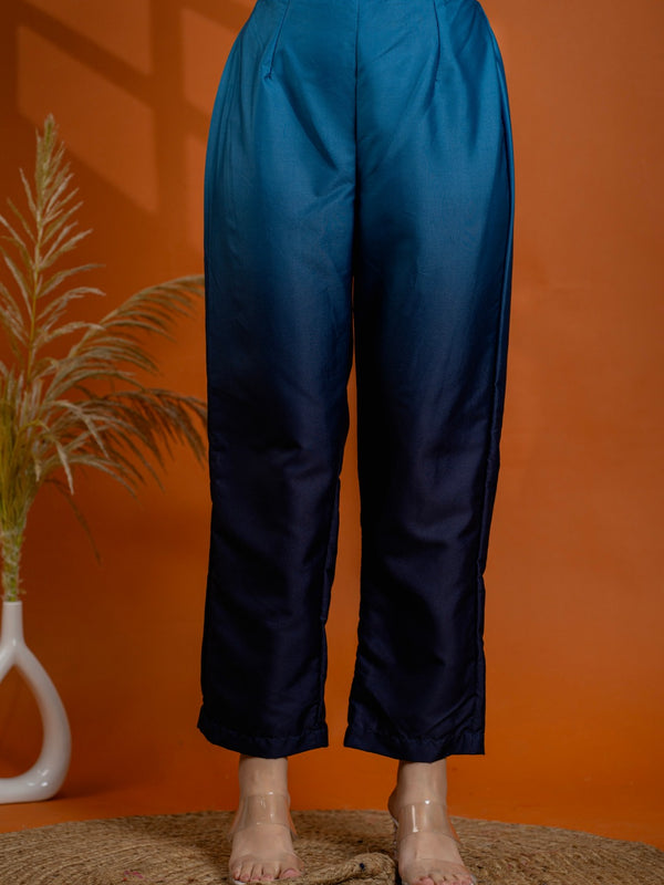 Blue Collar Rayon Co Ord Set