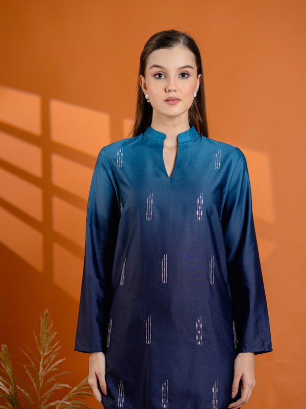 Blue Collar Rayon Co Ord Set