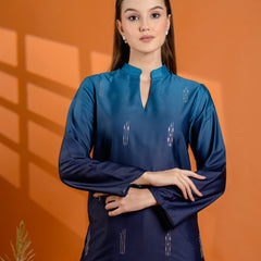 Blue Collar Rayon Co Ord Set