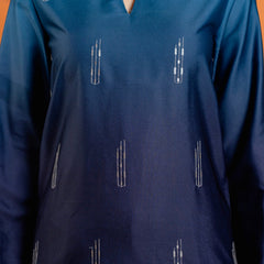 Blue Collar Rayon Co Ord Set