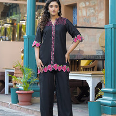 Midnight Mirage Black Co-ord Set