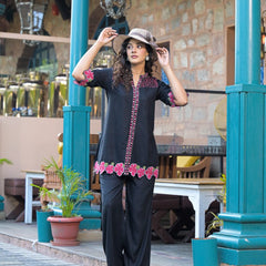 Midnight Mirage Black Co-ord Set