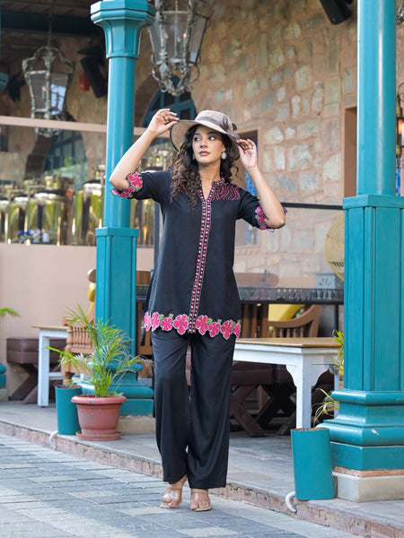 Midnight Mirage Black Co-ord Set