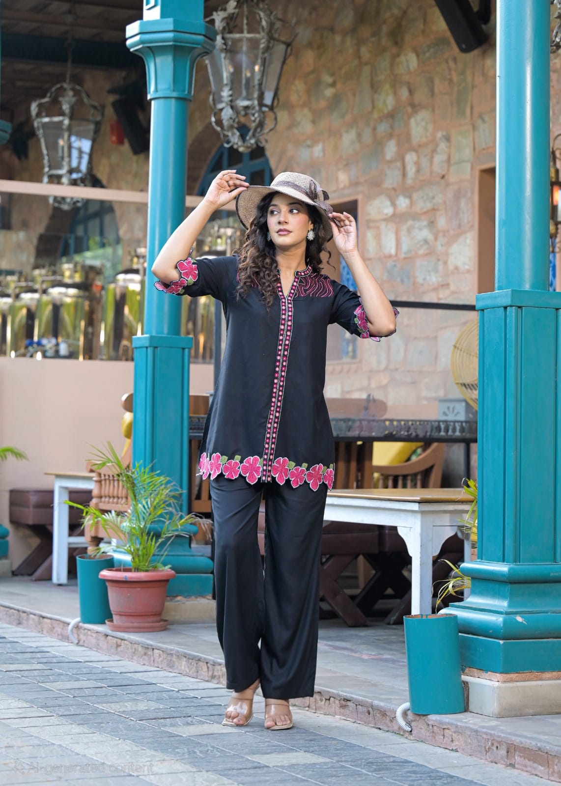 Midnight Mirage Black Co-ord Set