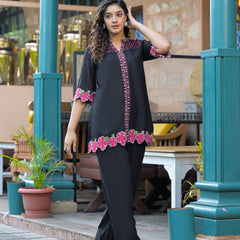 Midnight Mirage Black Co-ord Set