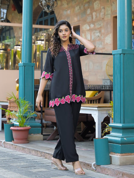 Midnight Mirage Black Co-ord Set