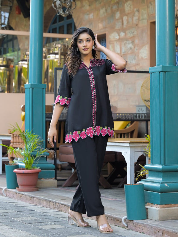 Midnight Mirage Black Co-ord Set