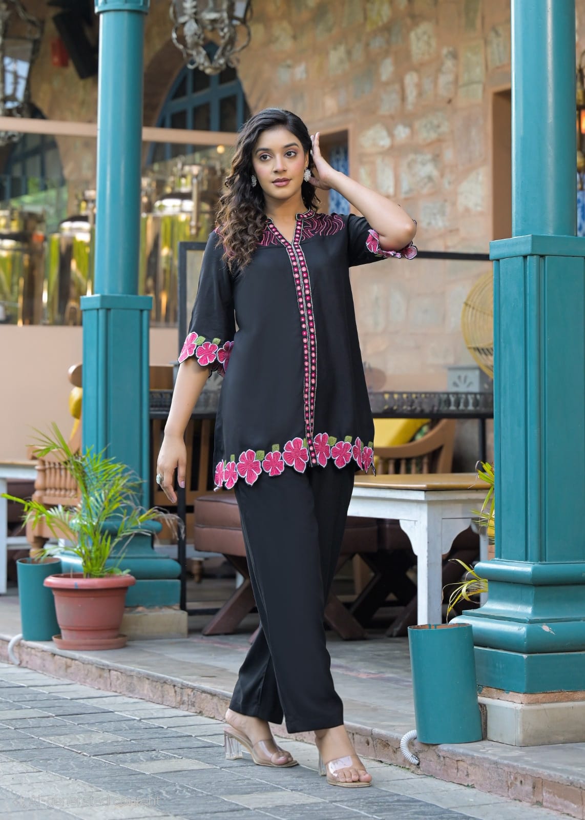 Midnight Mirage Black Co-ord Set