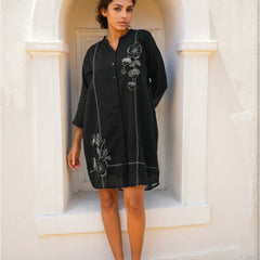 Black party dress for women