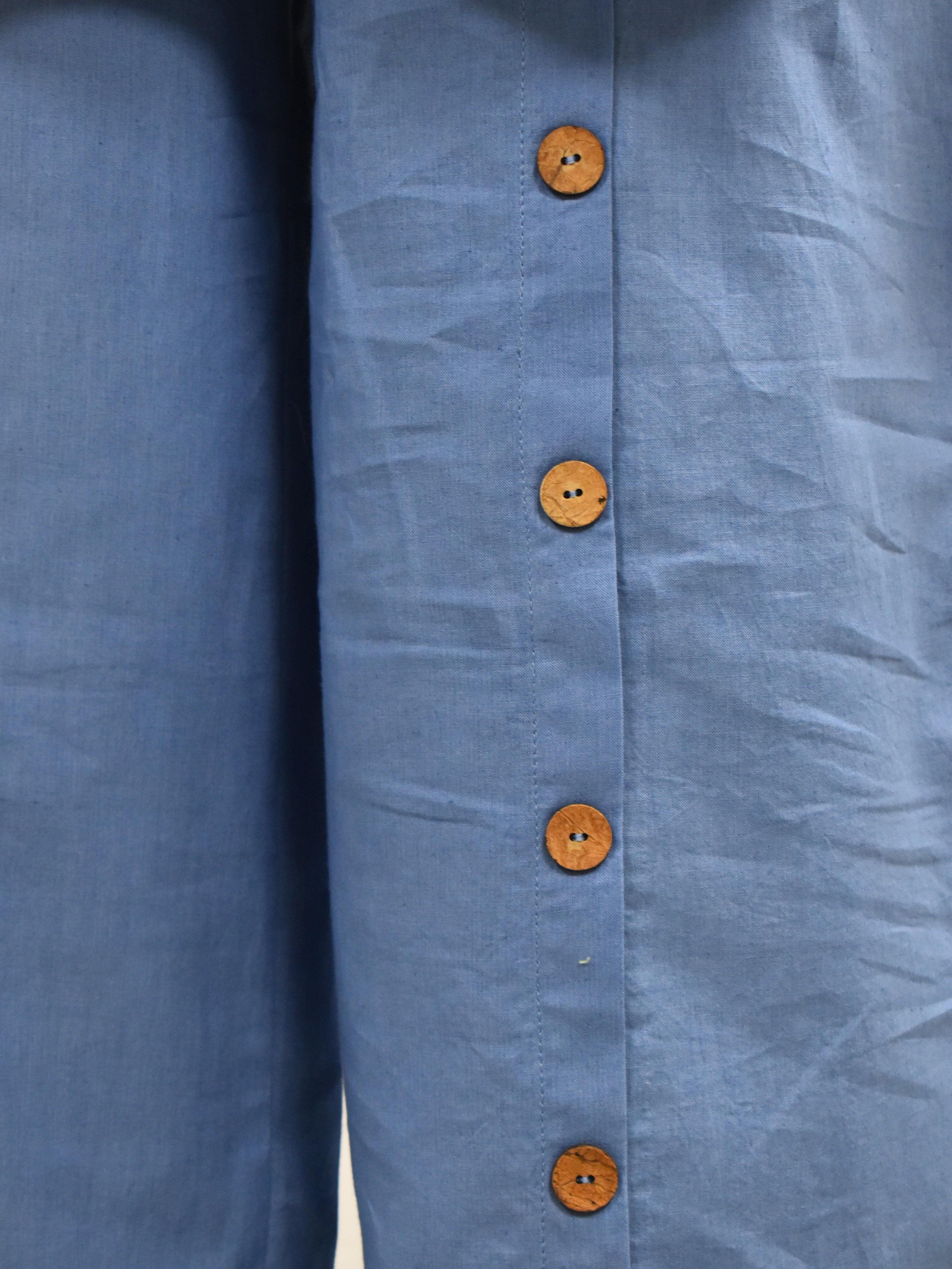 Elegant Stylish Blue Top & Wide Leg Pant Set