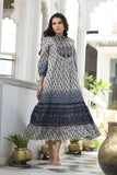 Embroidered Midi Dress