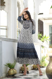 Embroidered Midi Dress