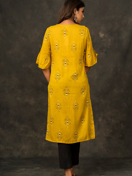 Straight Printed Kurta