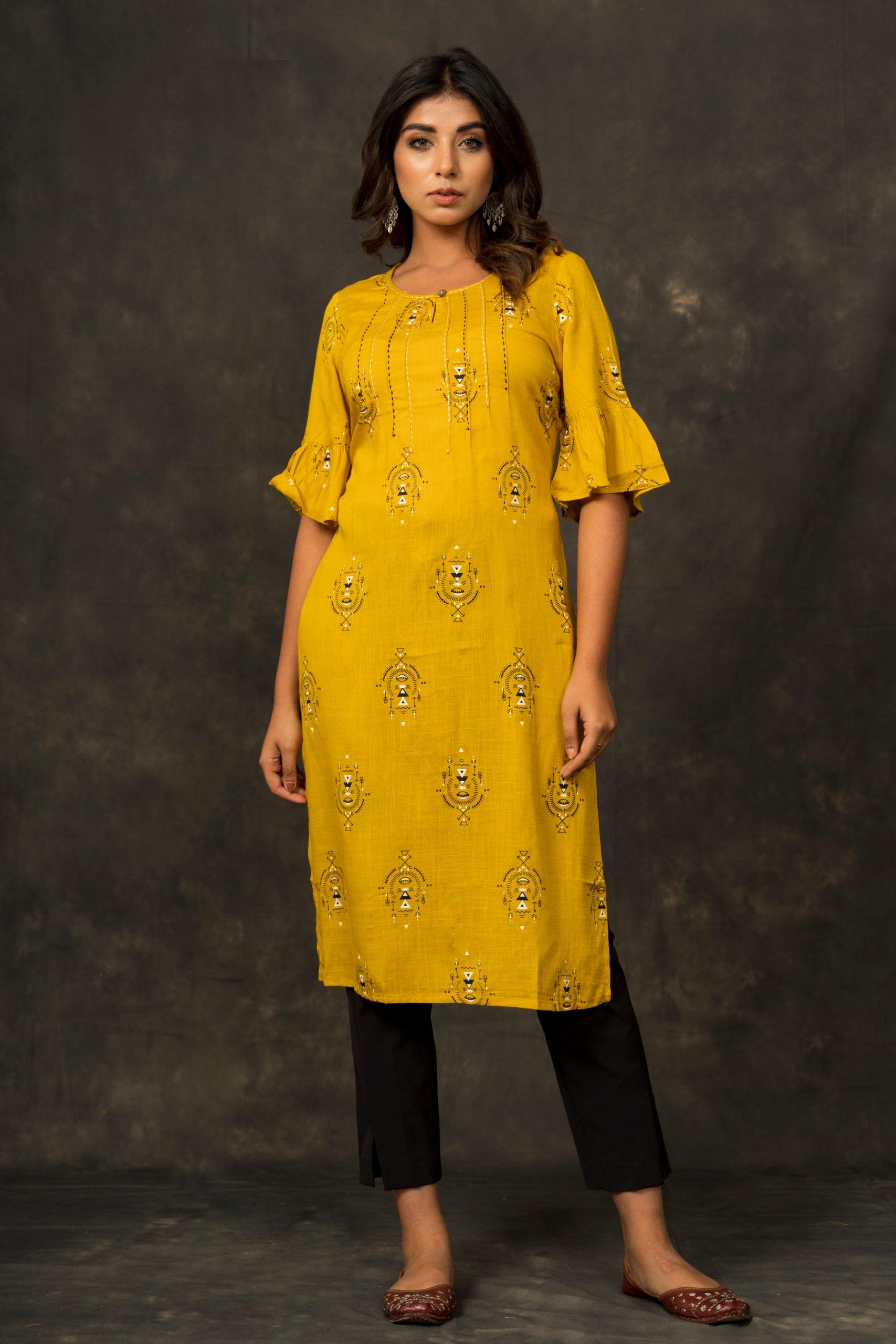 Straight Printed Kurta