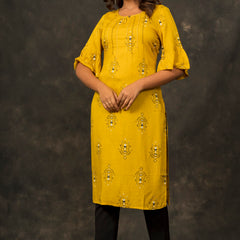 Straight Printed Kurta